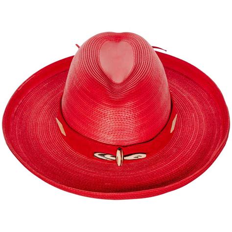 cowboy hat ysl|Yves Saint Laurent Embroidered Cowboy Hat .